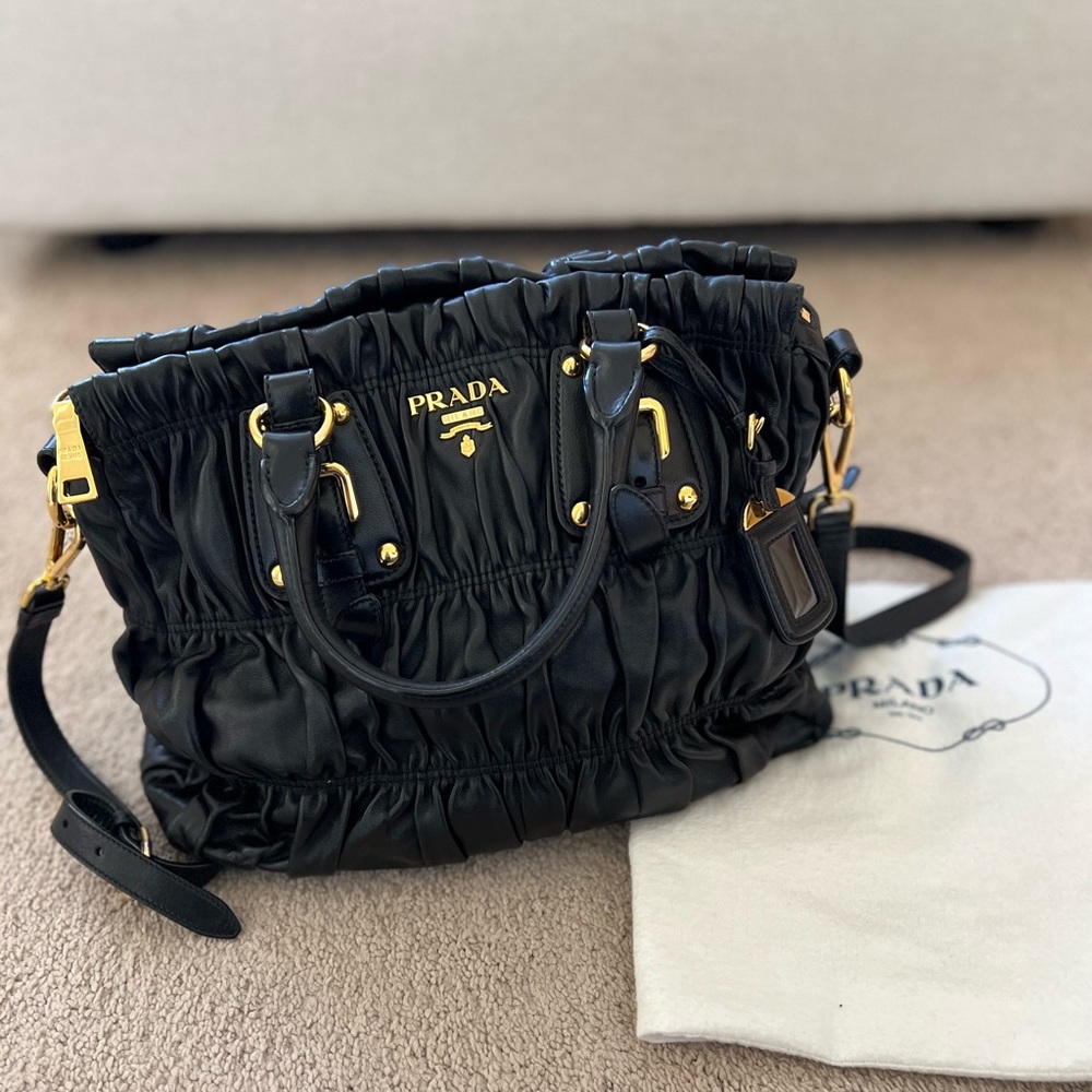 Prada Matelasse leather bag authentic